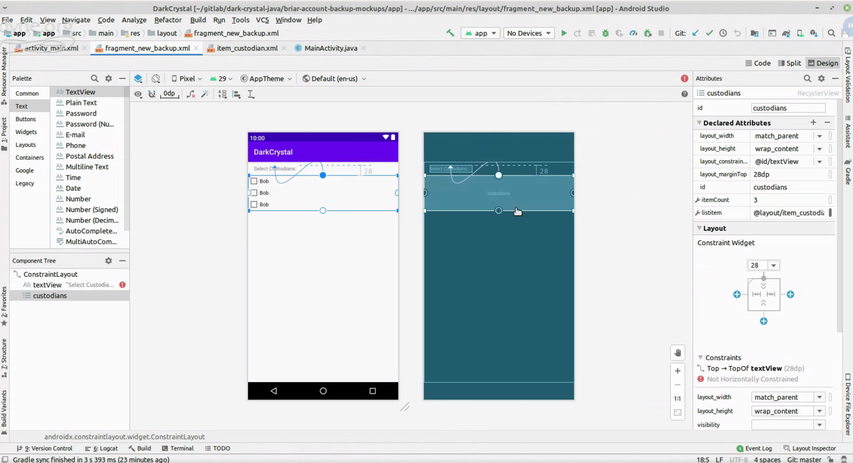 android studio screenshot